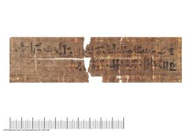 Hieratischer Papyrus mit einem Verkaufs- und zwei Leihverträgen