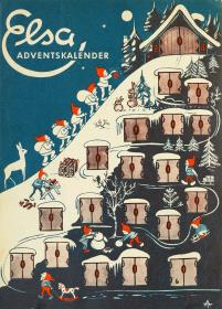 Elsa Adventskalender [Zeitschriftenbeilage zum Basteln]