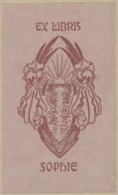 Exlibris Sophie (Sophie von Foelkersam)