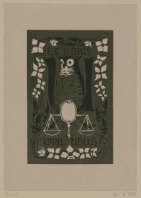 Exlibris Emil Uhles