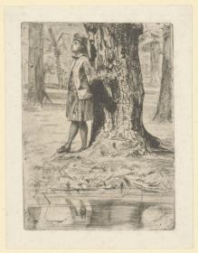 Seymour Standing Under a Tree