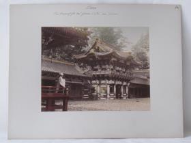 Seitenansicht des Yomei - mon von innen