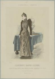 Illustrirte Frauen-Zeitung: elegante Haustoilette