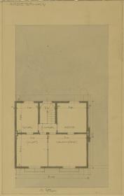 Darmstadt, Projekt Arbeiterhäuser, Grundriss des Obergeschosses