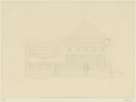Basel, Projekt Hauptbahnhof, Aufriss der Ostfassade