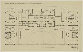 Darmstadt, Projekt Eleonorenhotel, Grundriss der Gesamtanlage