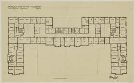 Darmstadt, Projekt Eleonorenhotel, Obergeschossgrundriss