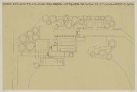 Köln, Frauenrosenhof der Deutschen Kunstausstellung, Situationsplan