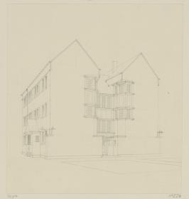 Neu Isenburg, Projekt Linkrustawerke, Arbeiterwohnheim, Perspektive