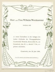 Einladung zum Gartenfest