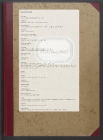 Erwerbungsbuch Inventar-Verzeichnis der Erwerbungen für die Abteilung Ostasiatische Kunst