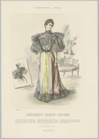 Illustrirte Frauen-Zeitung: Elegante Toilette für Gartenfeste