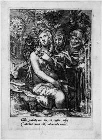 Susanna im Bade, von den beiden Alten belauscht