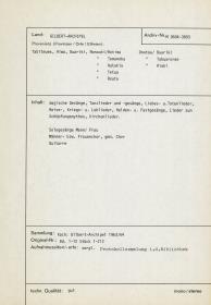 Koch Gilbert-Archipel 1963-1964