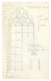 Kloster Maulbronn, Südfenster im Hauptchor der Abtei