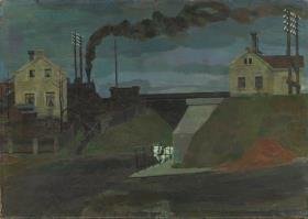 Bahnübergang Reick mit Schimmel