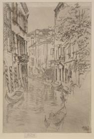Quiet Canal. aus: Zweite Venedig-Folge (26 Blatt)