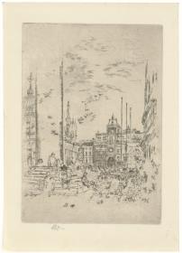 The Piazzetta. Erste Venedig-Folge Blatt 12 (von 12)