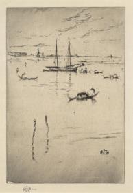 The Little Lagoon. Erste Venedig-Folge Blatt 8 (von 12)