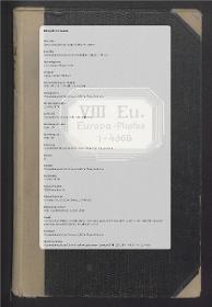 VIII Eu. Europa-Photos 1-4366