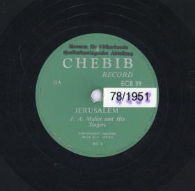 Titel A: "Jerusalem"
Titel B: "Lo Masumo Bo Yesu"