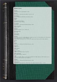 Katalog A. Norddeutschland, Mitteldeutschland, Süddeutschland