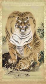 Tigerweibchen und Junges