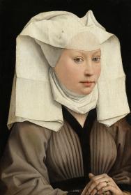 Bildnis einer jungen Frau mit Flügelhaube