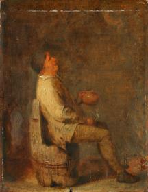 Rauchender Bauer