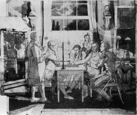 Die Schachpartie im Palais Voß