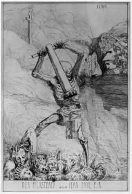 Der Tod als Pflasterer nach Jean Paul F.R.
