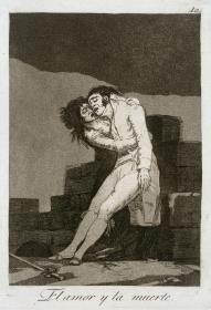 El amor y la muerte. / Die Liebe und der Tod. (Caprichos 10)