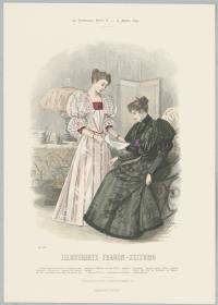 Illustrirte Frauen-Zeitung: Gesellschafts-Toilette und Abend-Toilette