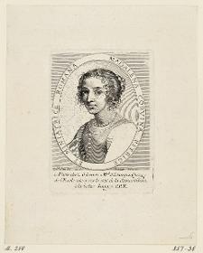 Bildnis der Maddalena Corvina im ovalen Rahmen