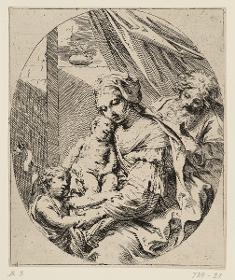 Hl. Familie mit dem Johannesknaben