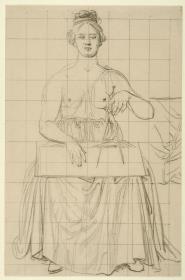 Allegorie der Geometrie, Studie