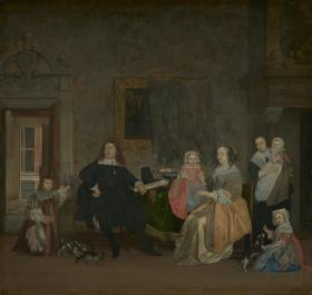 Bildnis des Jan Jacobsz Hinlopen und seiner Familie