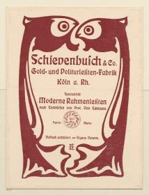 Schievenbusch & Co. Gold- und Politurleisten-Fabrik Köln am Rhein