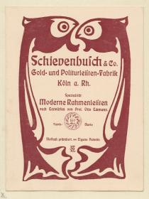 Schievenbusch & Co. Gold- und Politurleisten-Fabrik Köln am Rhein