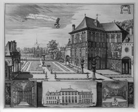 Das Rubenshaus in Antwerpen. Der Garten und drei Ansichten des Hauses