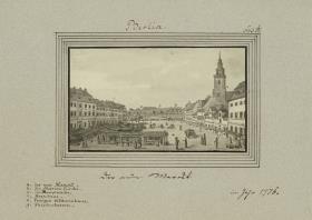 Berlin. Der neue Marckt im Jahr 1776.