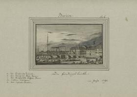 Berlin. Die Friedrichsbrücke. im Jahr 1791.