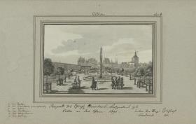 Cölln. Prospect des Churfürl. brandenb. Lustgartens zu Cölln an der Spree. 1690 unter der Reg. Churfürst Friedrich III.
