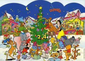 o.T. [Walt Disney-Figuren schmücken den Weihnachtsbaum]