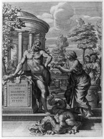 Herakles und die drei Töchter des Hesperus
