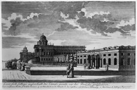 Gesamtanlage des Neuen Palais (in zwei Teilen, rechte Hälfte)