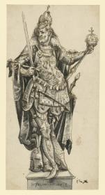 Entwurf für die Statue Kaiser Ferdinand II.