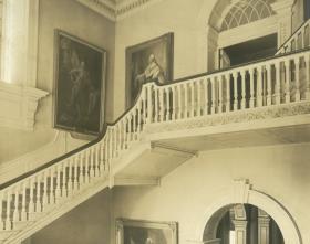 Philadelphia, Independence Hall, Treppe zur Galerie