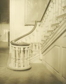 Philadelphia, Independence Hall, Türbogen und Treppe, Innenaufnahme