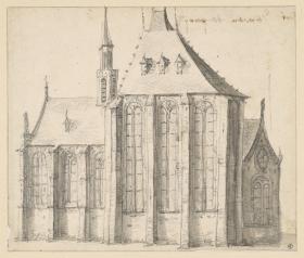 Eine gotische Kirche (in Paris?)
